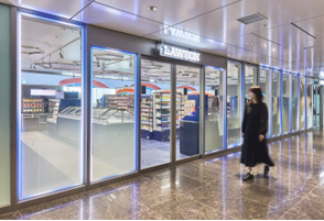 ローソン高輪ゲートウェイシティ店 未来のコンビニ公式資料画像（店舗外観）